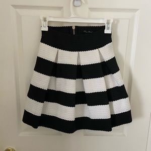 Black and white skirt